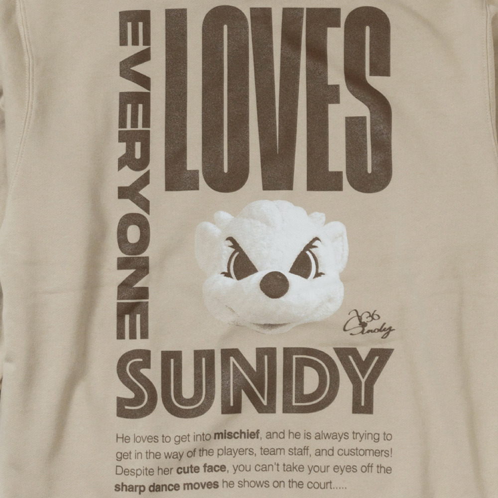 SUNDY CREW SWEAT（サンドベージュ） 詳細画像 ‐ 8